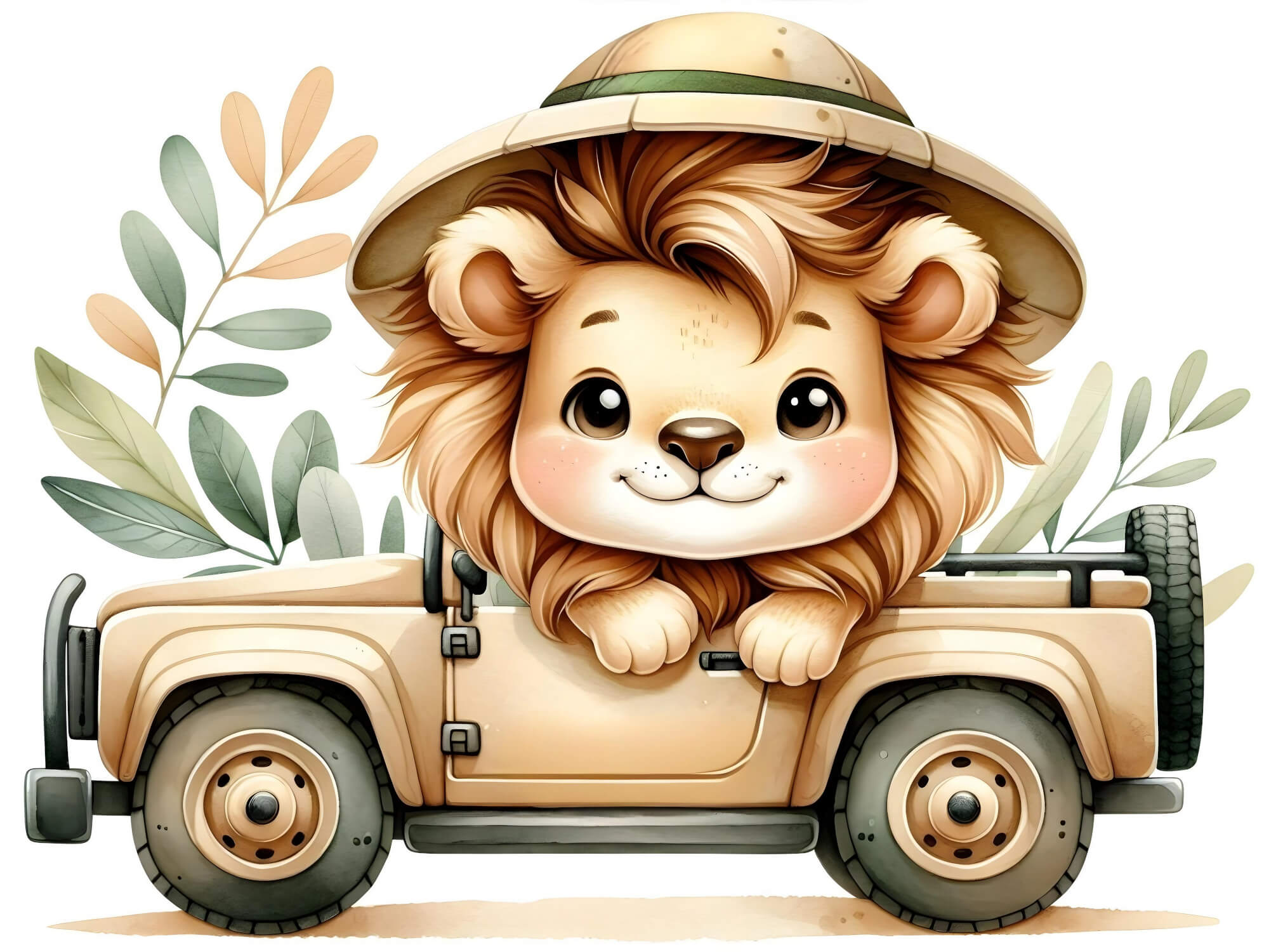 Safari Lion Wallpaper for Kids | Murals Wallpaper