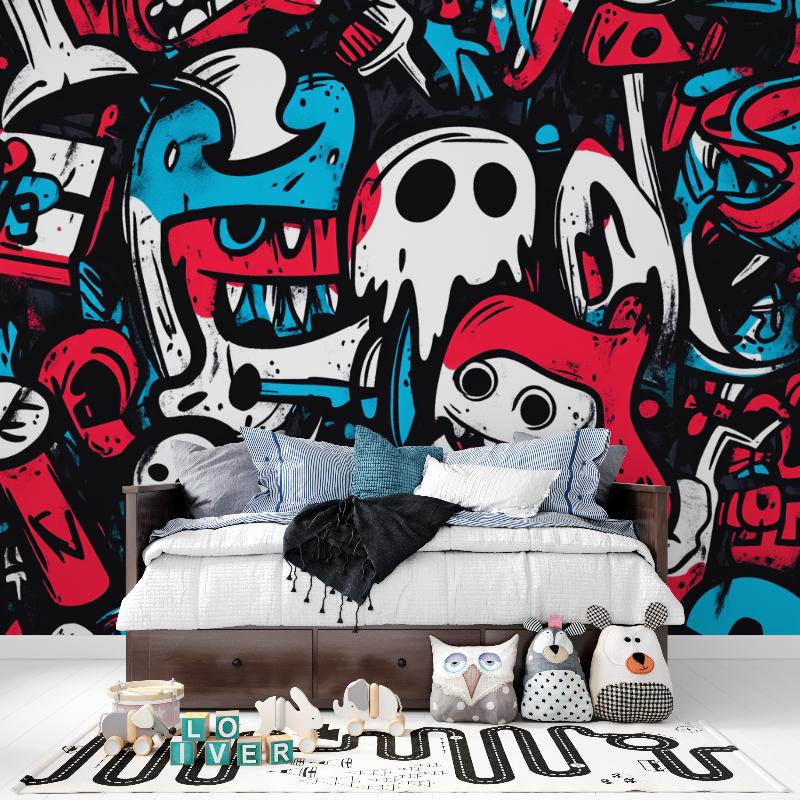 Teen Room Graffiti Wallpaper | Murals Wallpaper