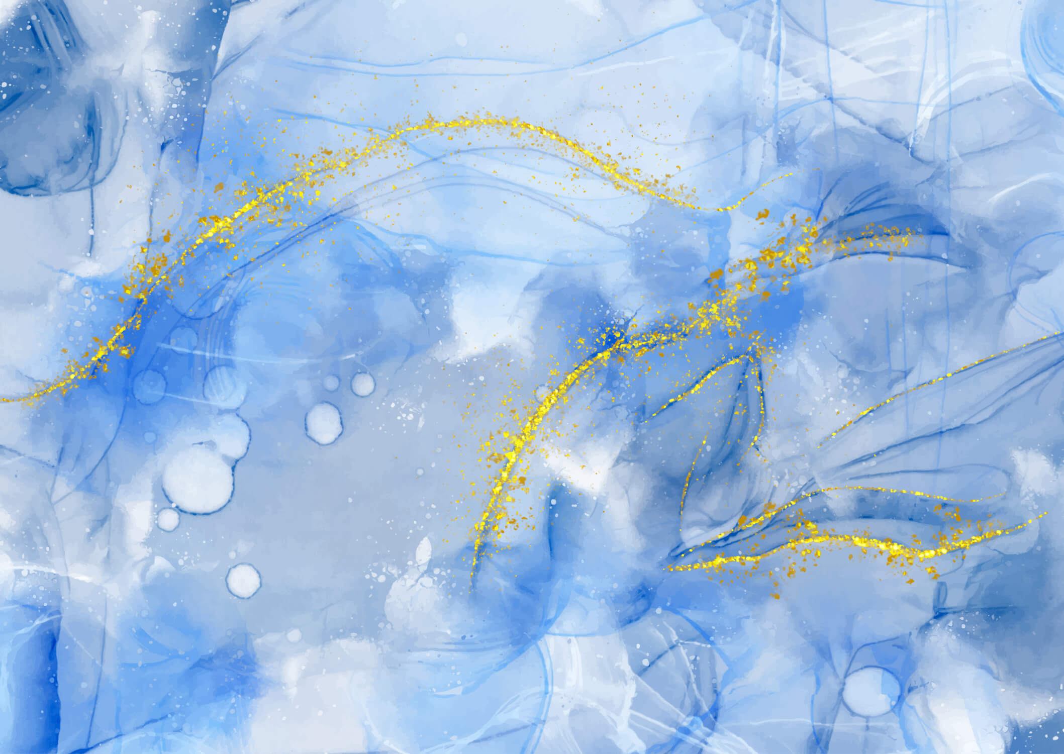 Abstract Blue Wallpaper for Bathroom | Murals Wallpaper