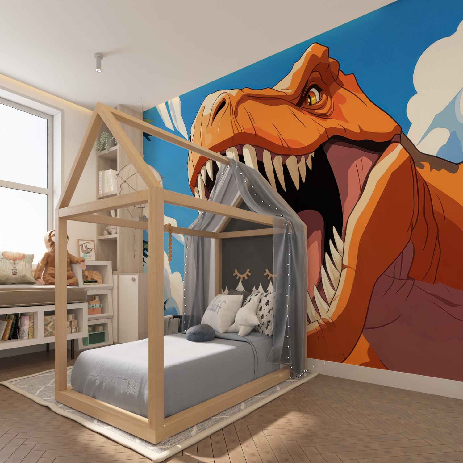 Dinosaur Wallpaper Boy's Room | Murals Wallpaper