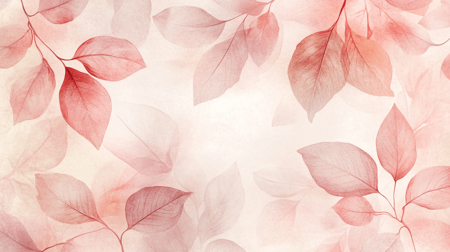 Watercolor Abstract Leaf Wallpaper in Soft Tones | Murals Wallpaper