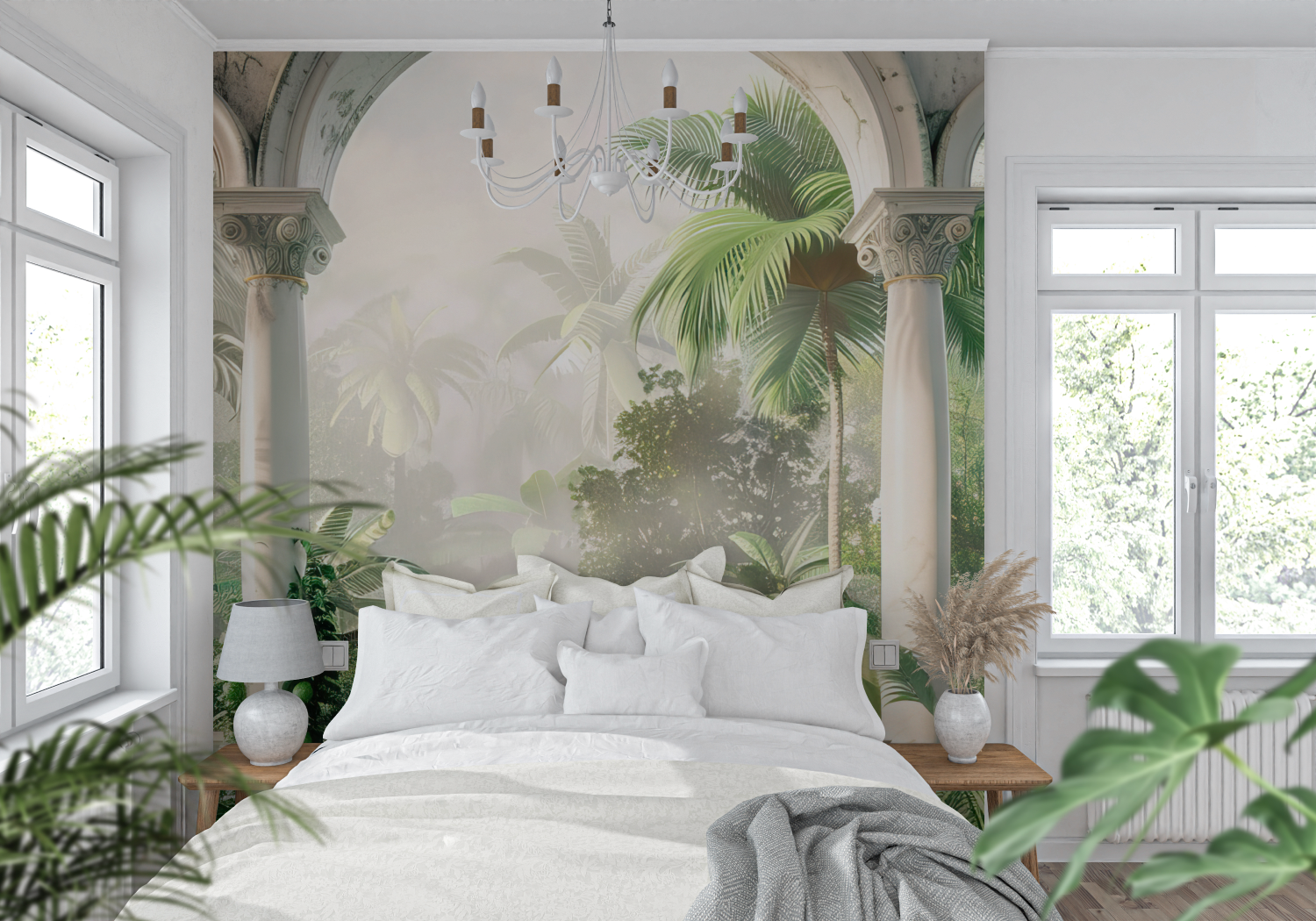 Dekor Trompe L'Oeil Papier Peint - Tapisserie pano