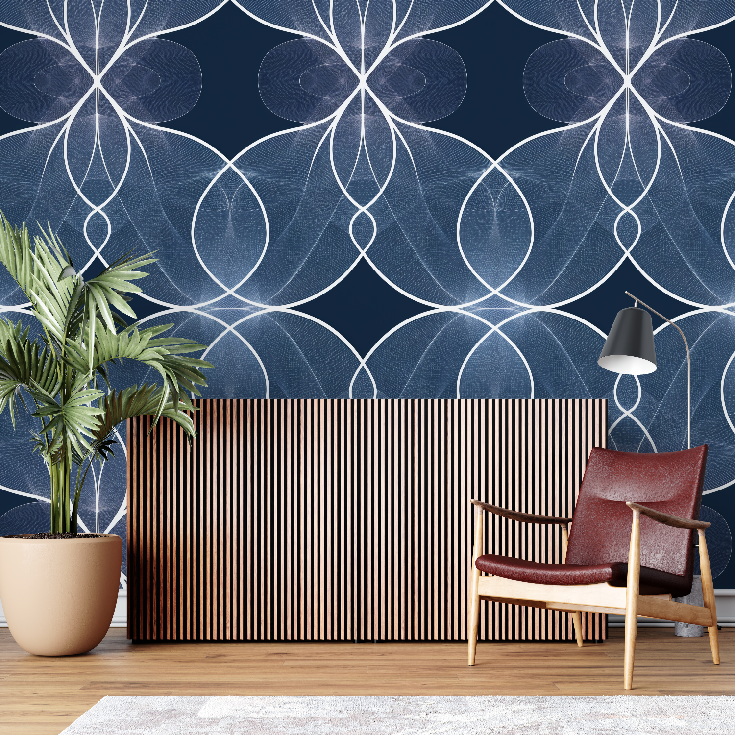Blue Gray Wallpaper | Murals Wallpaper