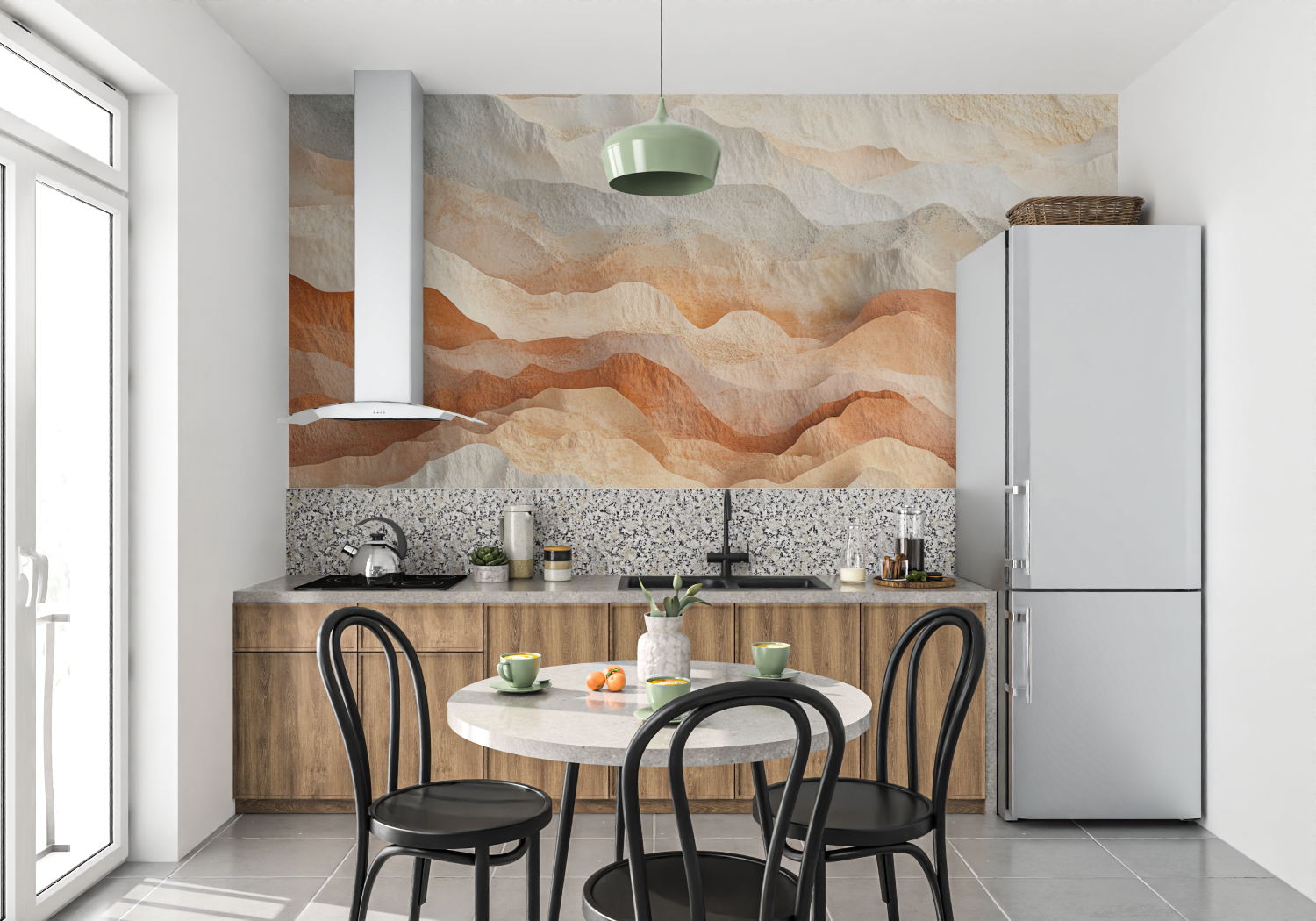 Desert Trend Terracotta Wallpaper | Murals Wallpaper