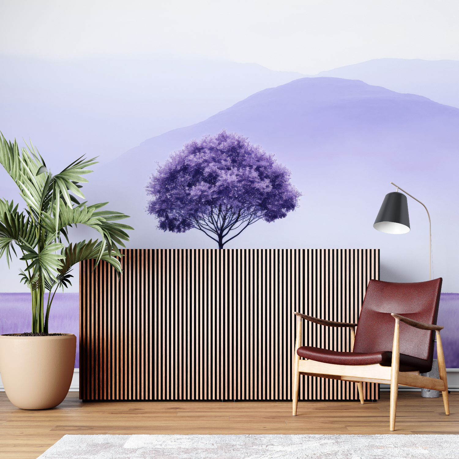 Purple Mural Wallpaper | Murals Wallpaper