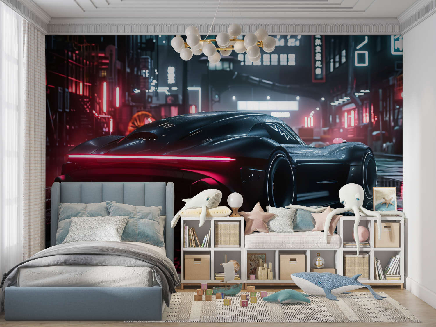 Luxury Night Car Wallpaper | Murals Wallpaper