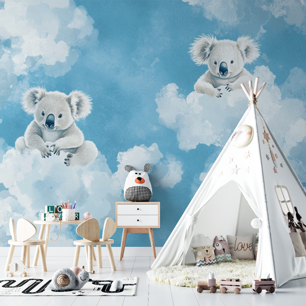 Koala Wallpaper in Apnea in the Sky | Murals Wallpaper