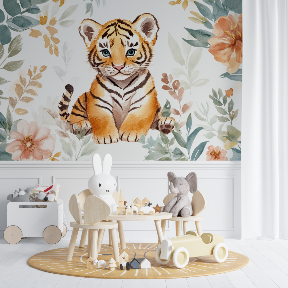 Bohemian Tiger Wallpaper | Murals Wallpaper