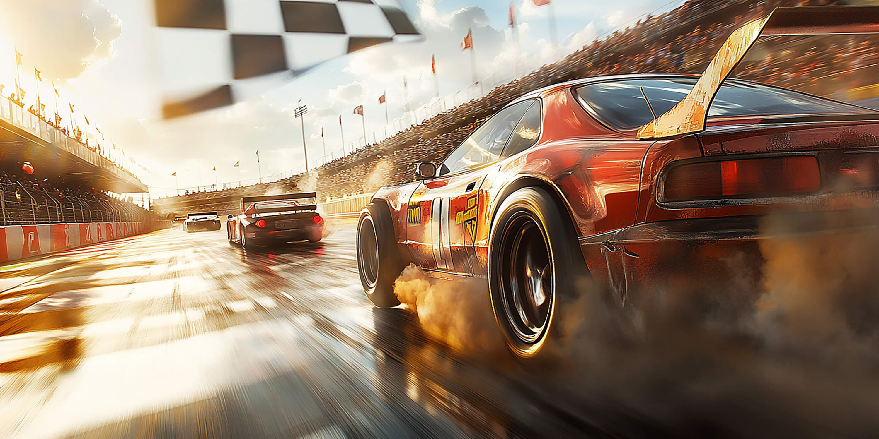 Racing Car Wallpaper | Murals Wallpaper