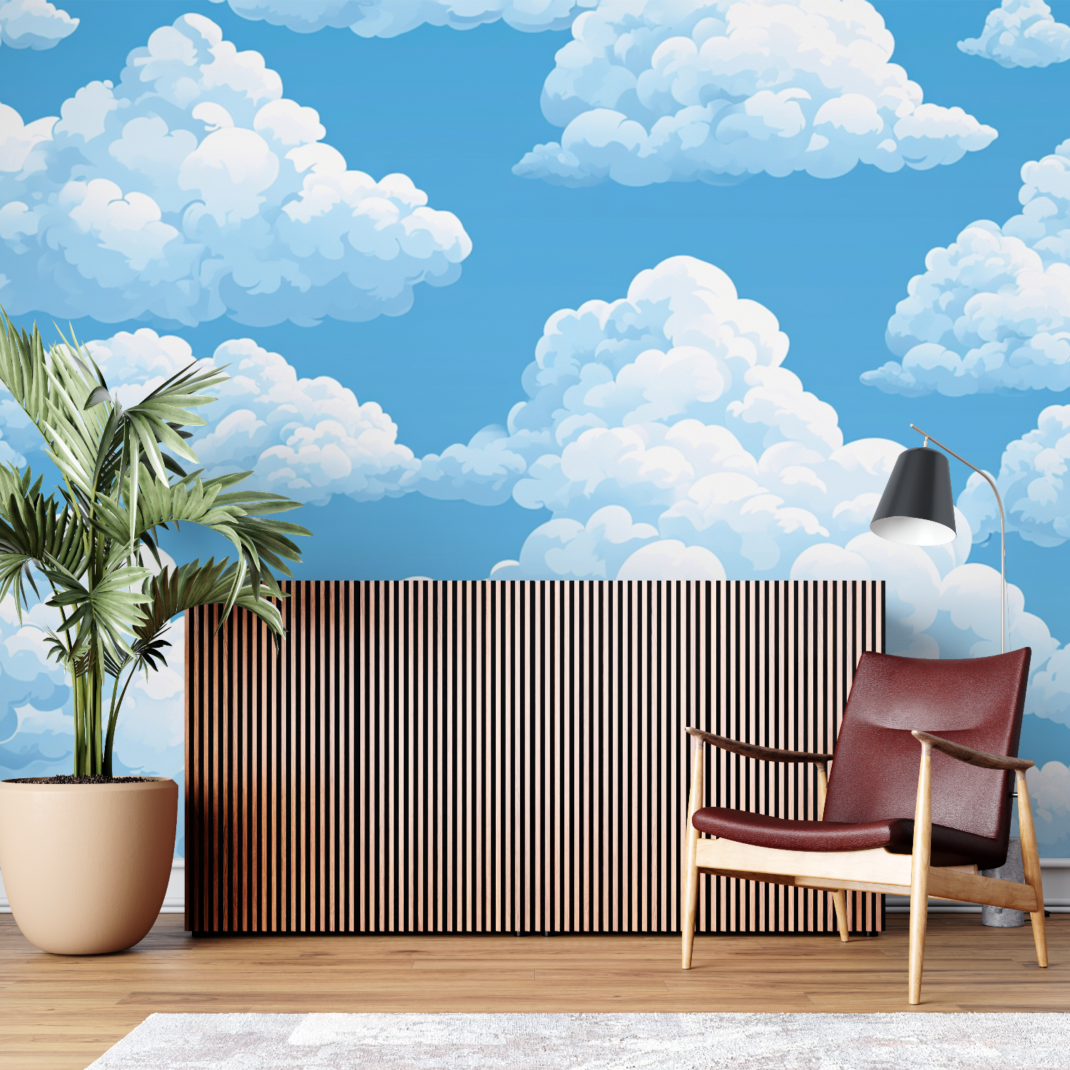 Blue Cloud Wallpaper | Murals Wallpaper