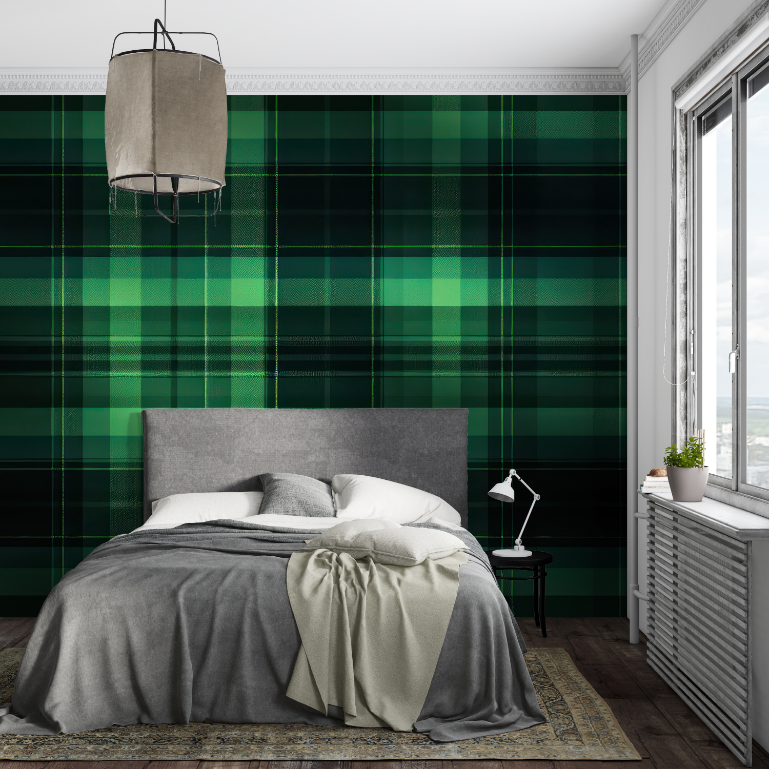 Green Tartan Wallpaper | Murals Wallpaper