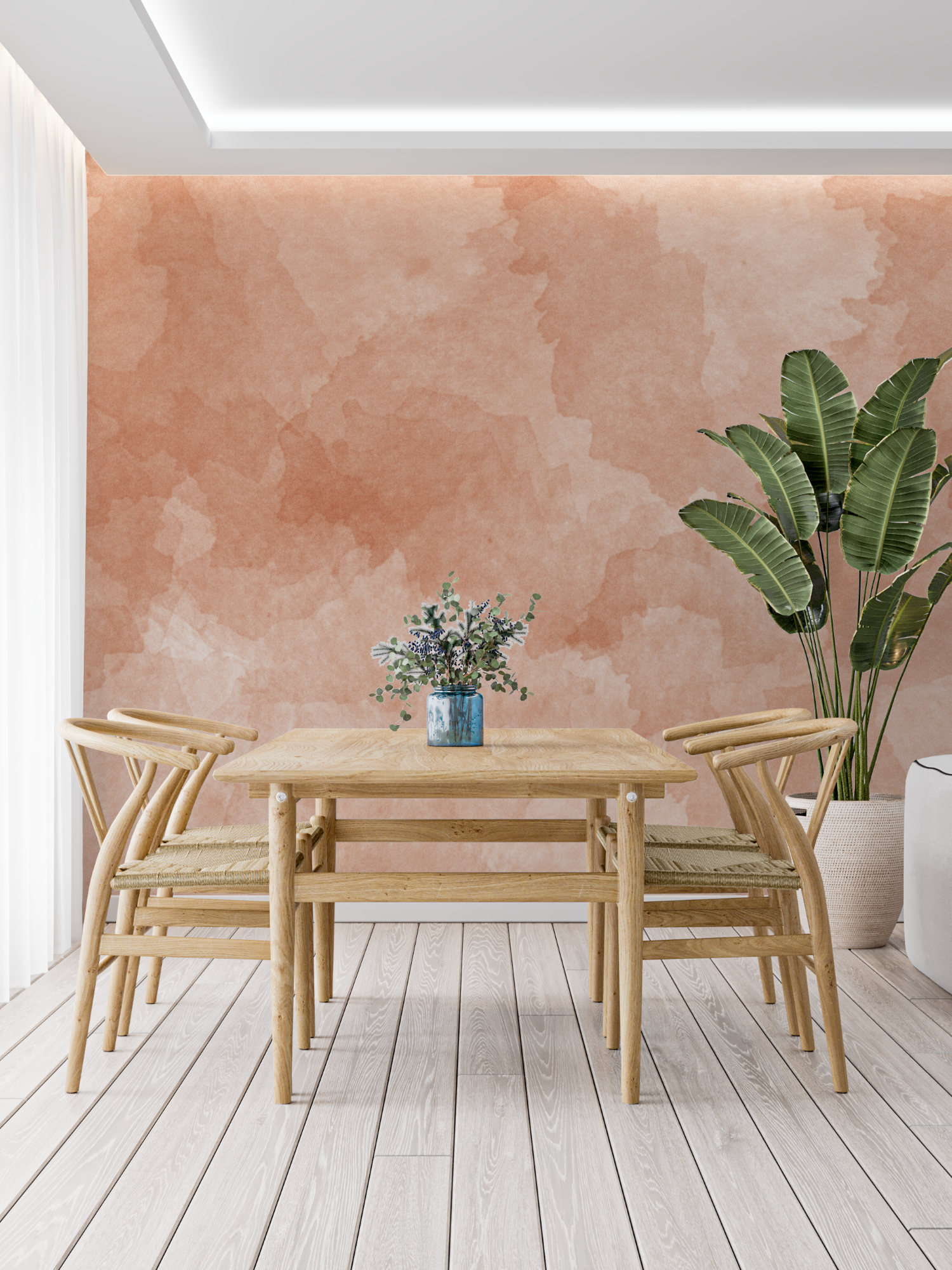 Terracotta Tone Wallpaper | Murals Wallpaper