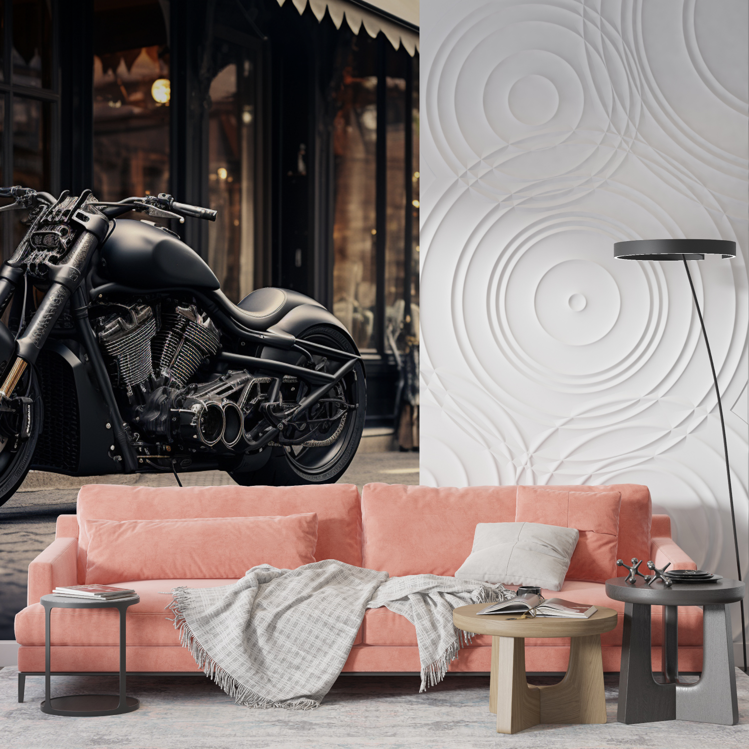 Harley Davidson Motorcycle Mural Wallpaper | Murals Wallpaper