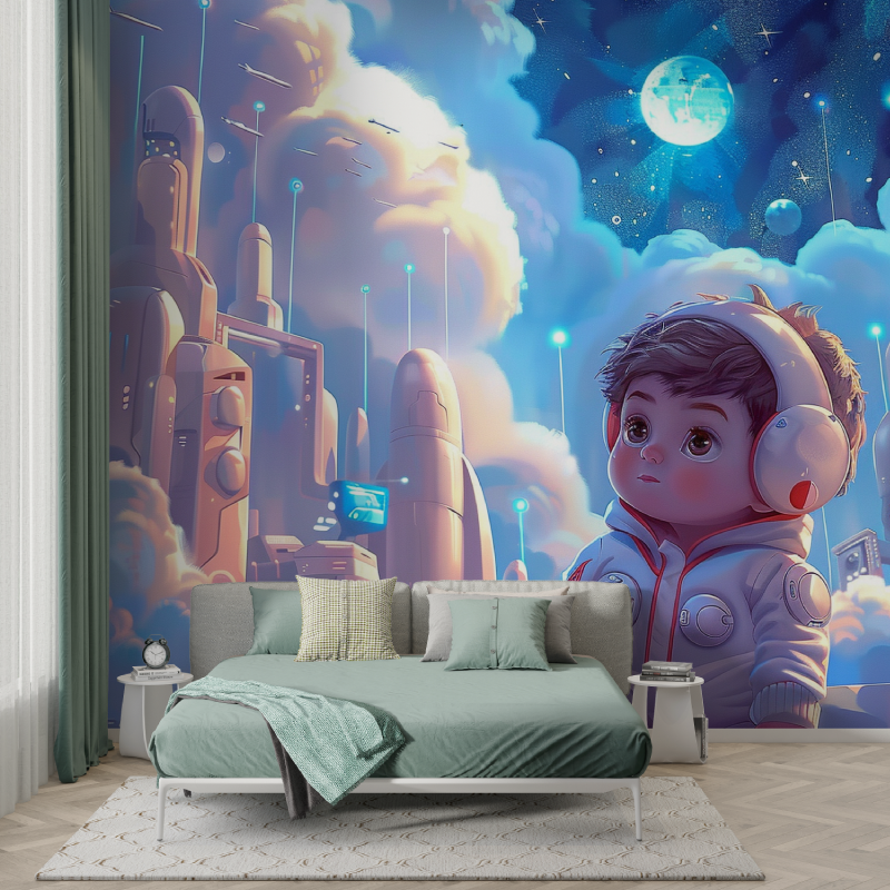 Teen Room Wallpaper Little Astronaut | Murals Wallpaper