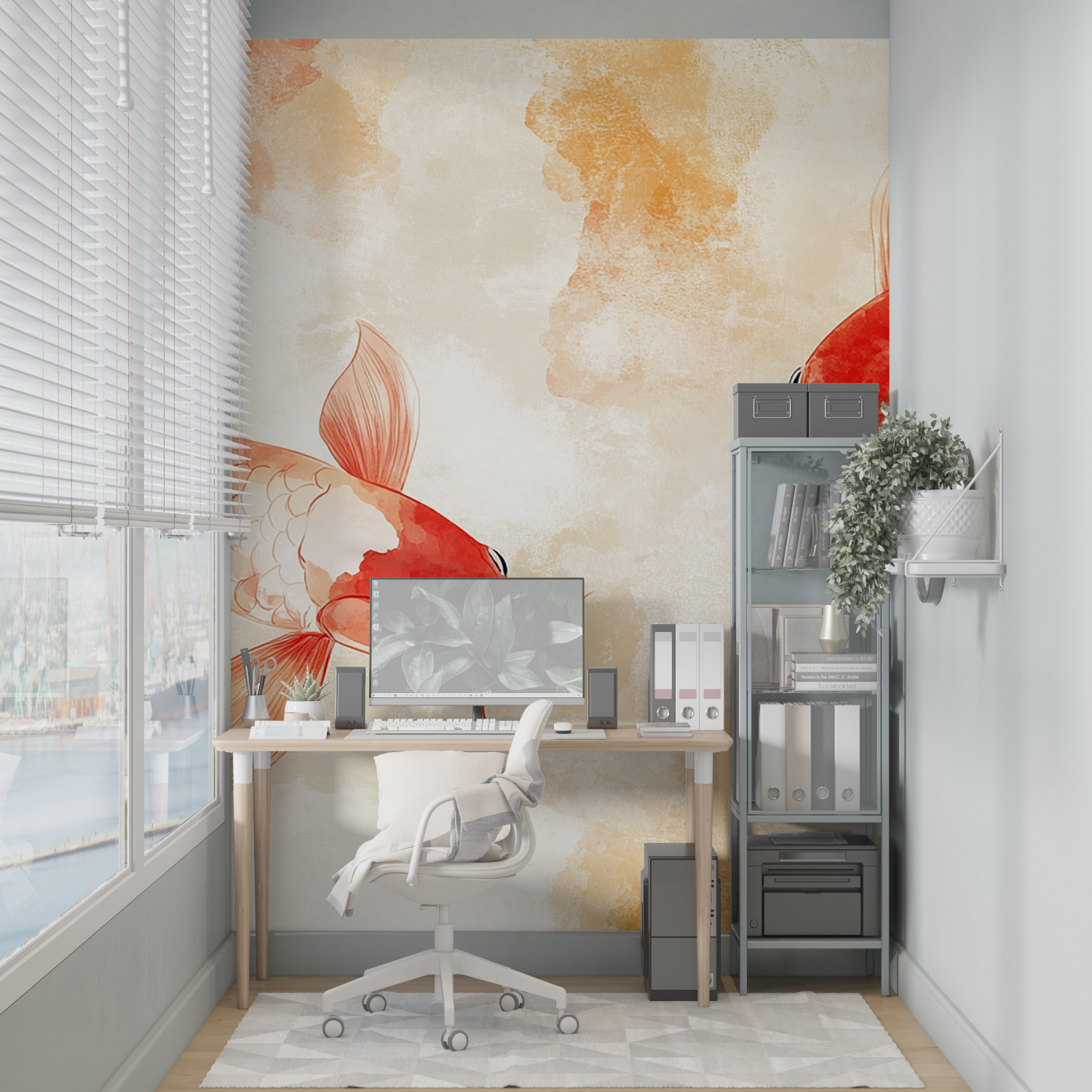 Large Goldfish Wallpaper | Murals Wallpaper