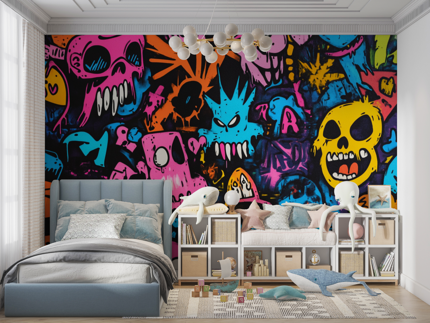 Punkrock-Tapete | Wandbildtapete