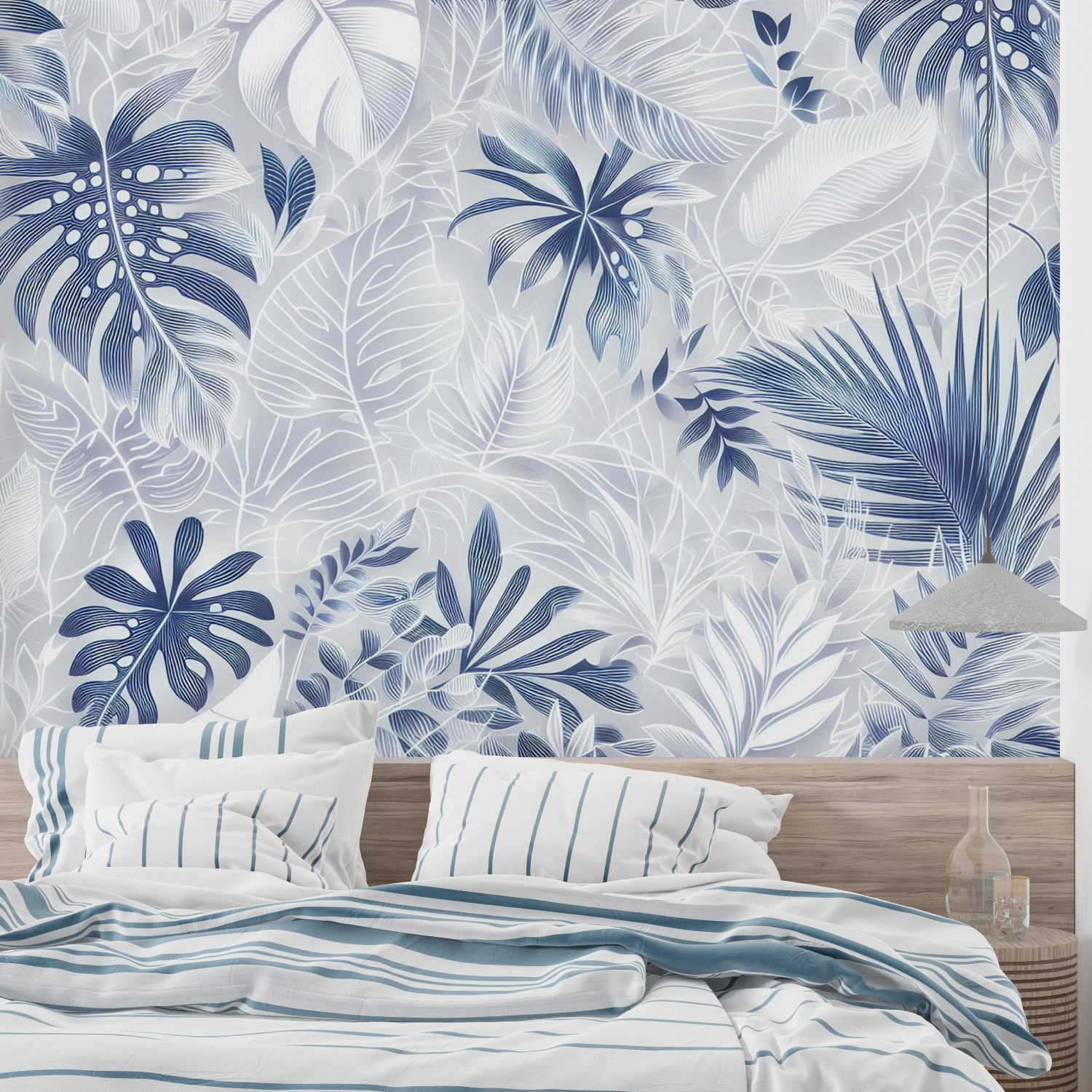 Blue and White Wallpaper | Murals Wallpaper