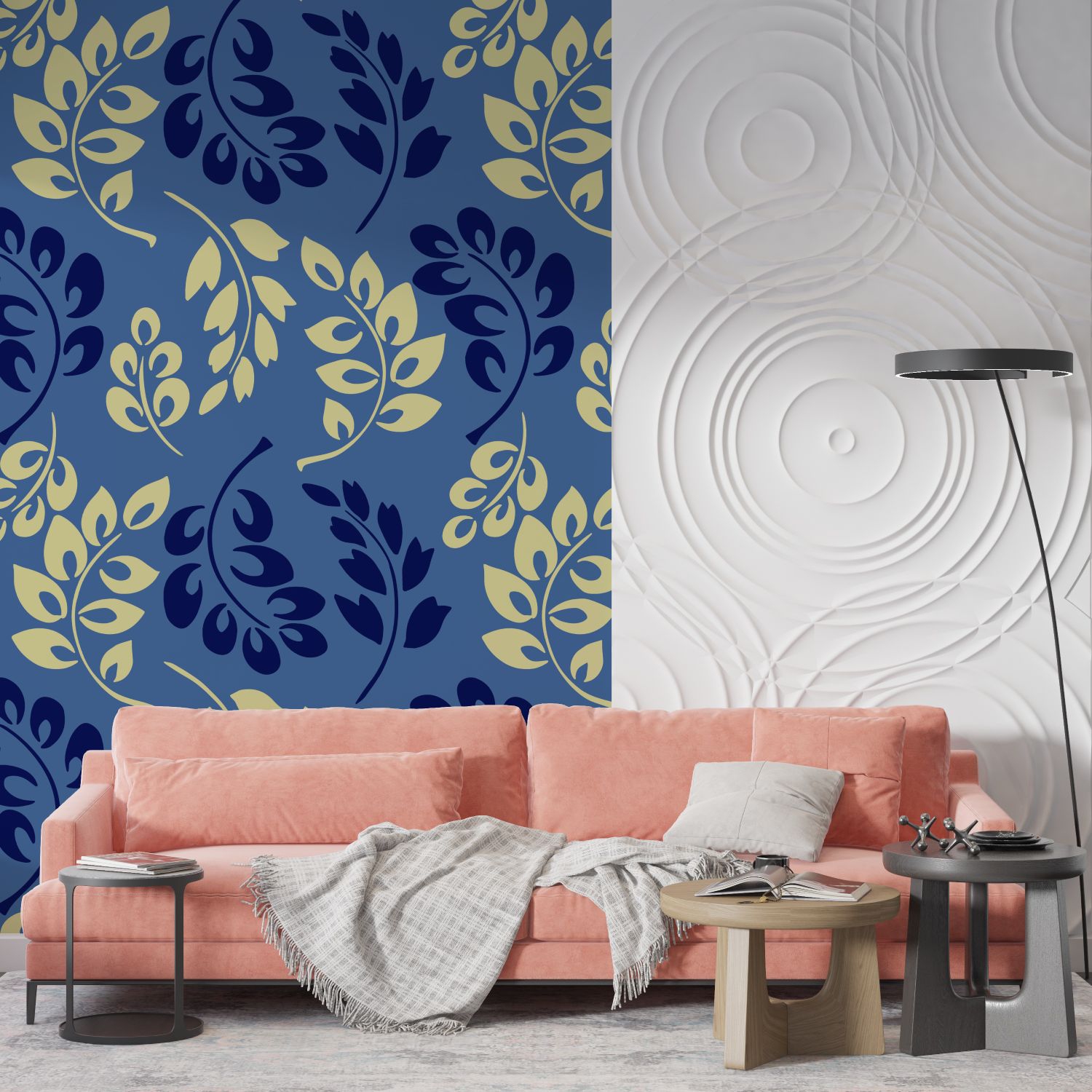 Blue Pattern Wallpaper | Murals Wallpaper