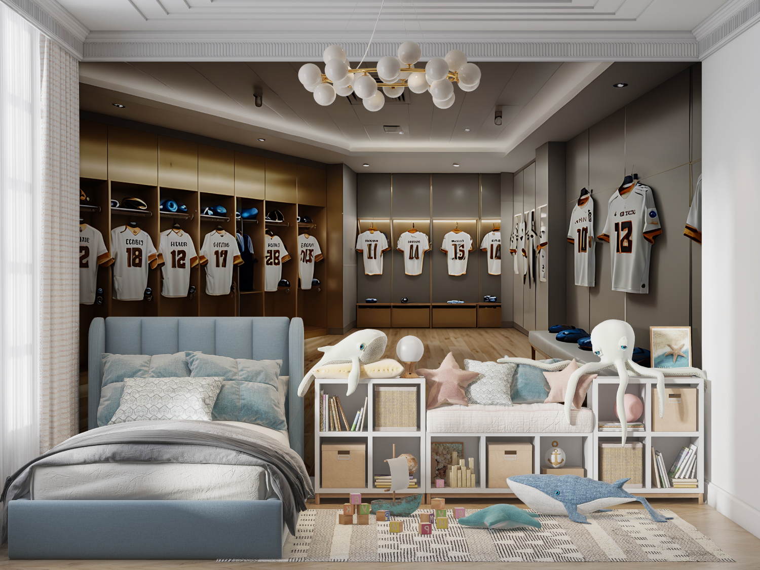 Locker Room Wallpaper | Murals Wallpaper