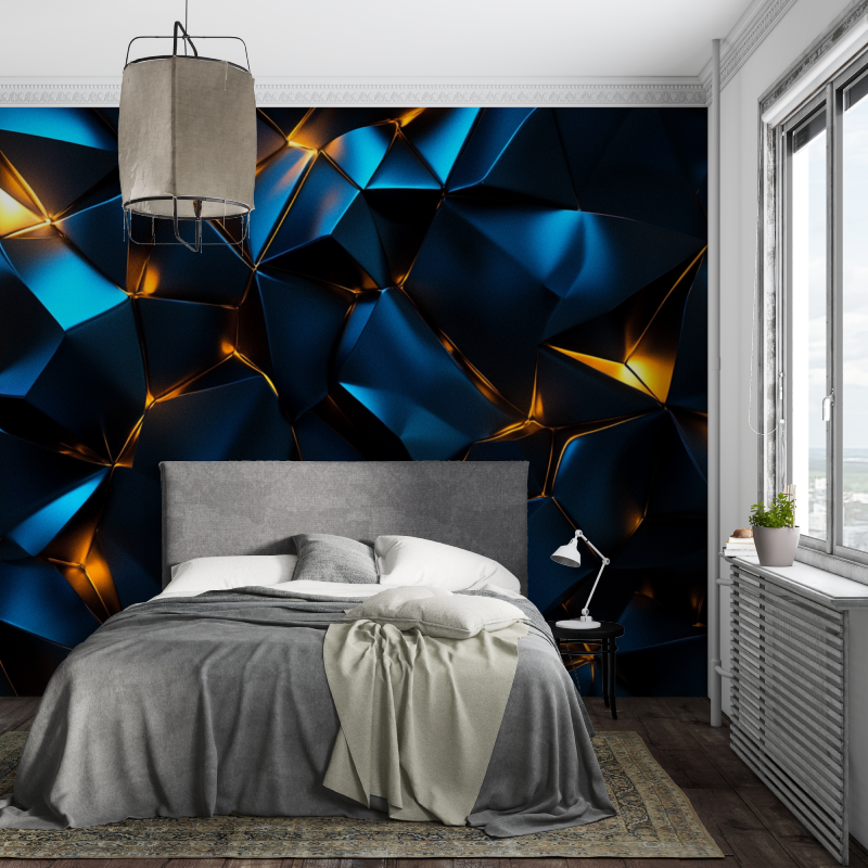 XXL Neon-Effekt-Tapete | Wandbilder Tapete