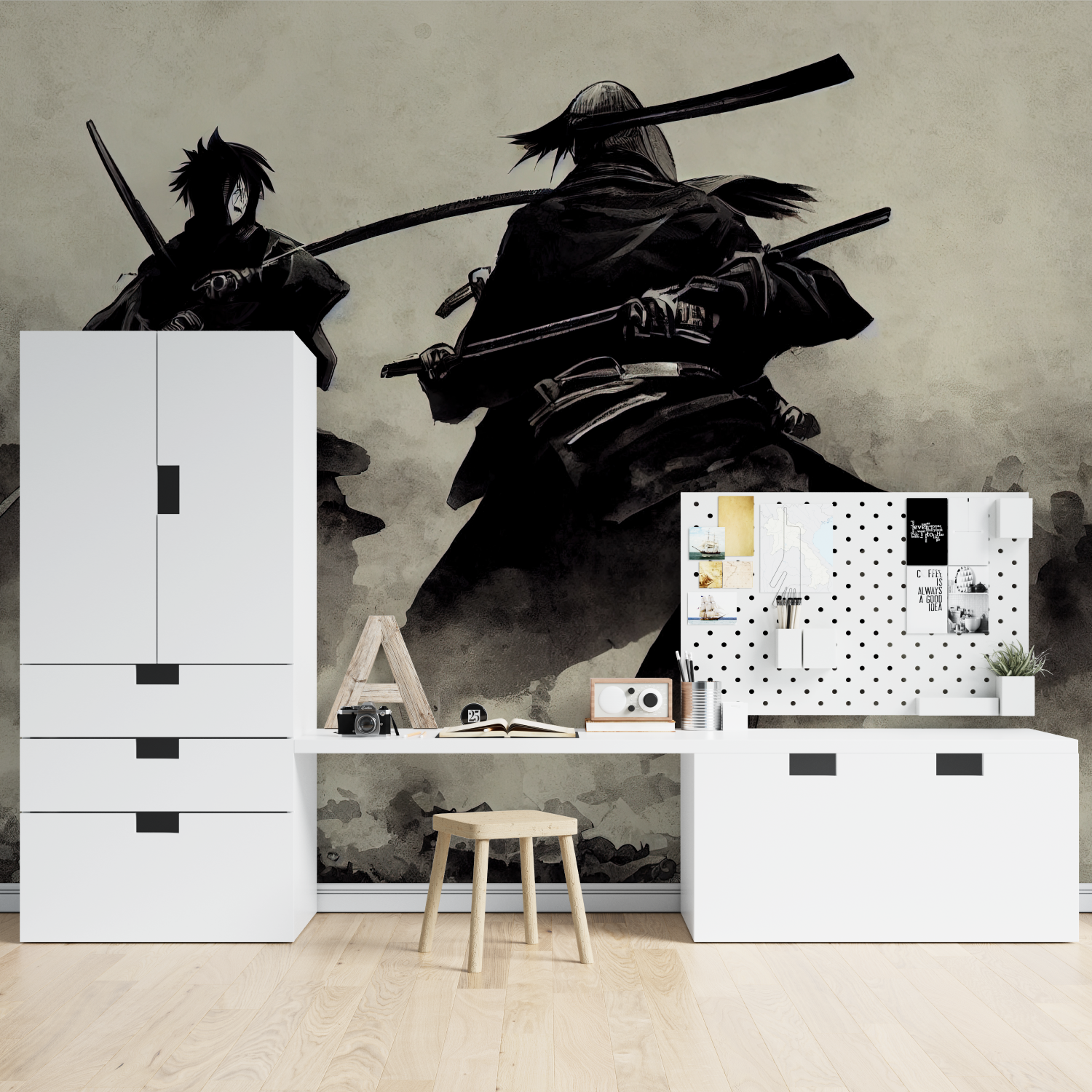 Samurai Combat Wallpaper | Murals Wallpaper