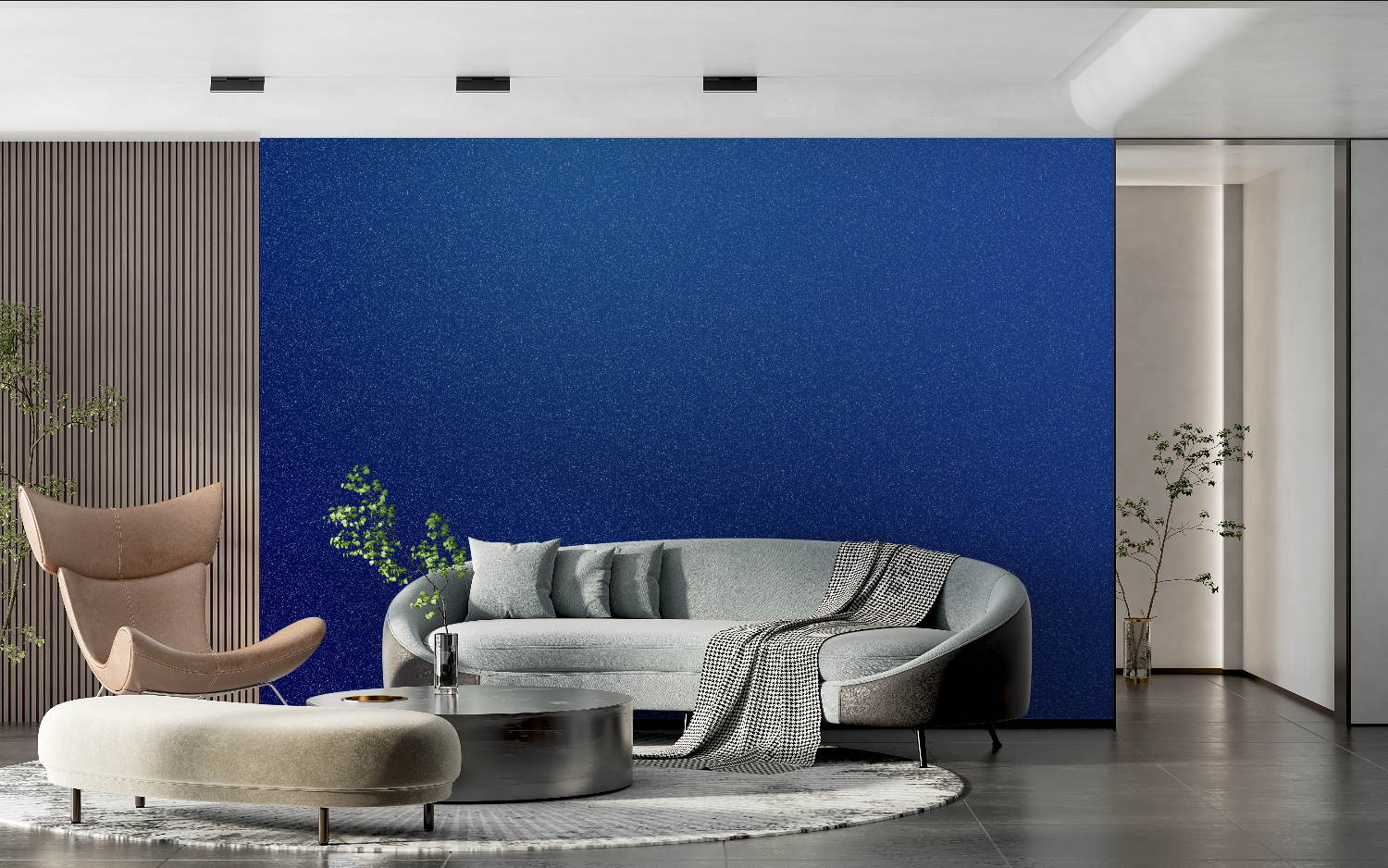 Gradient Blue Wallpaper | Murals Wallpaper
