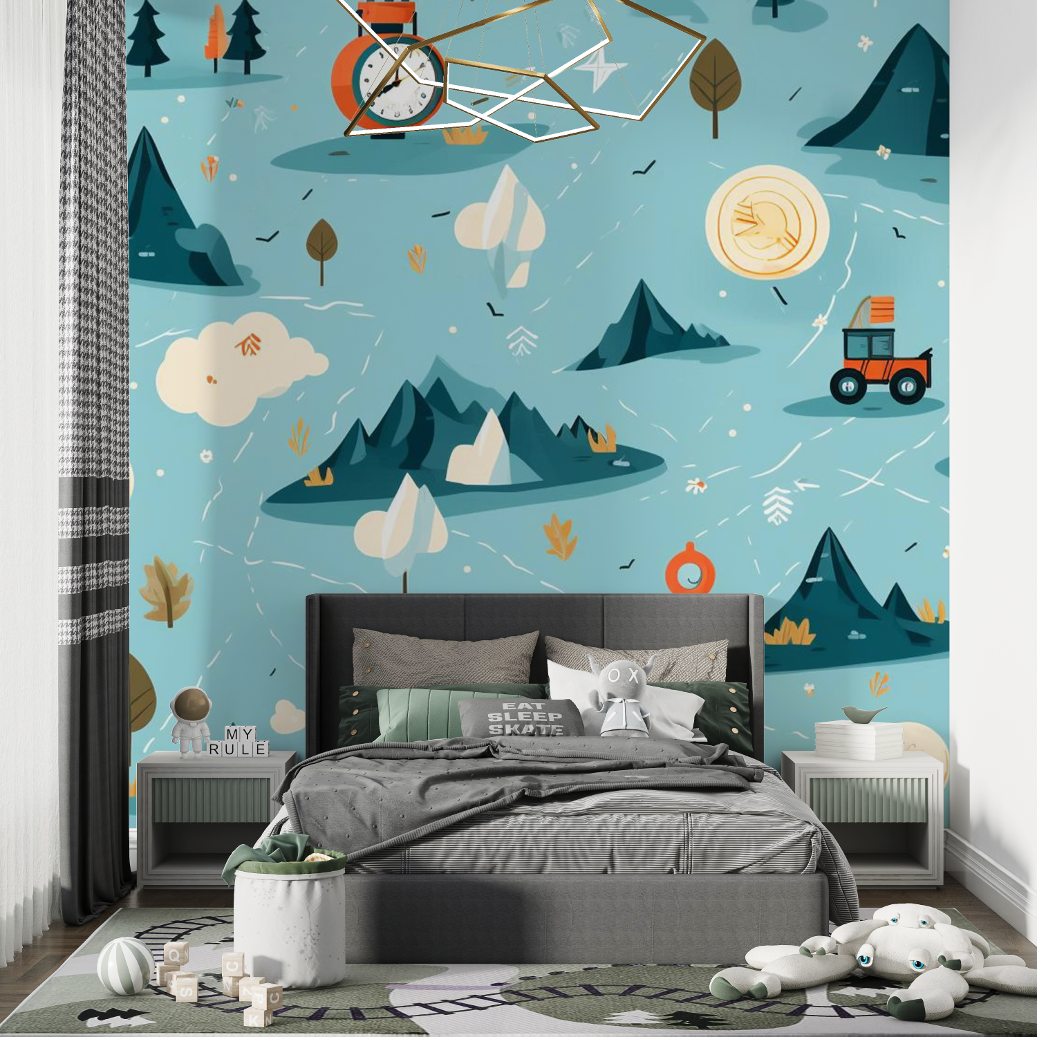 Adventure Theme Teen Wallpaper | Murals Wallpaper