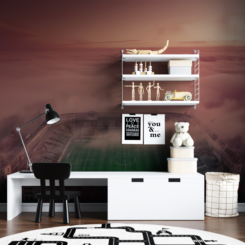 Panoramic Wallpaper Soccer Stadium | Murals Wallpaper