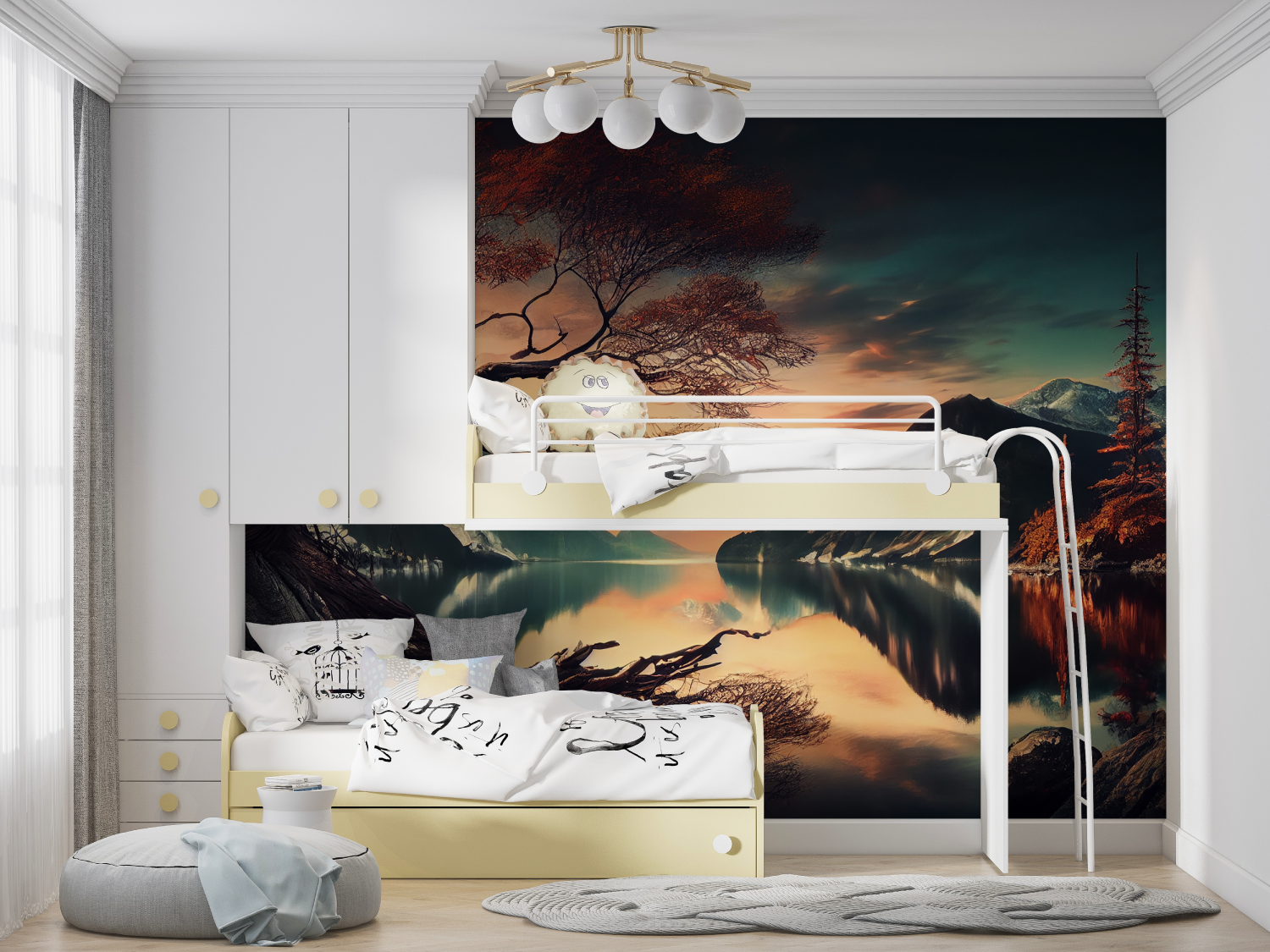 Japanese Zen Lake Wallpaper | Murals Wallpaper