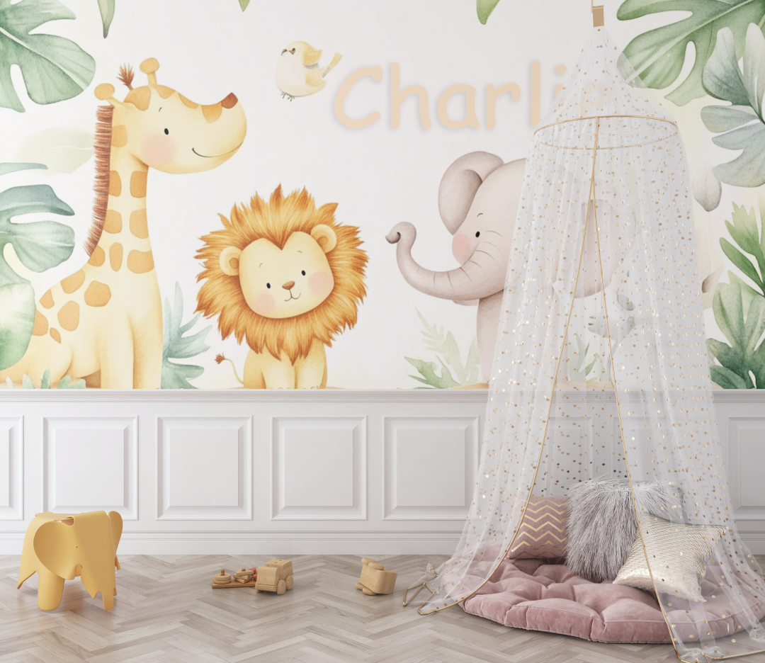 Family Name Animal Wallpaper | Murals Wallpaper