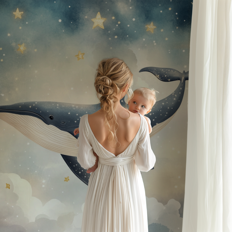 Cloud Traveler Marine Wallpaper | Murals Wallpaper