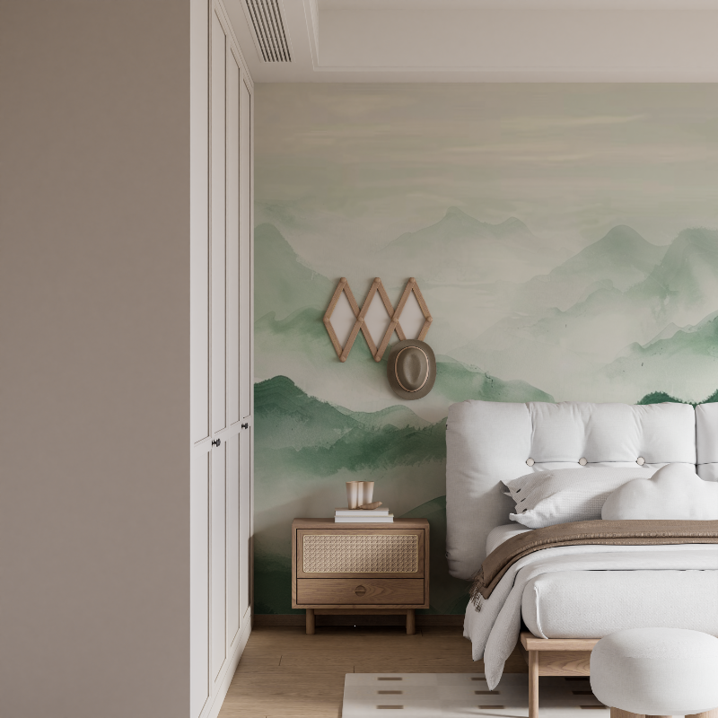 Misty Forest Wallpaper | Murals Wallpaper