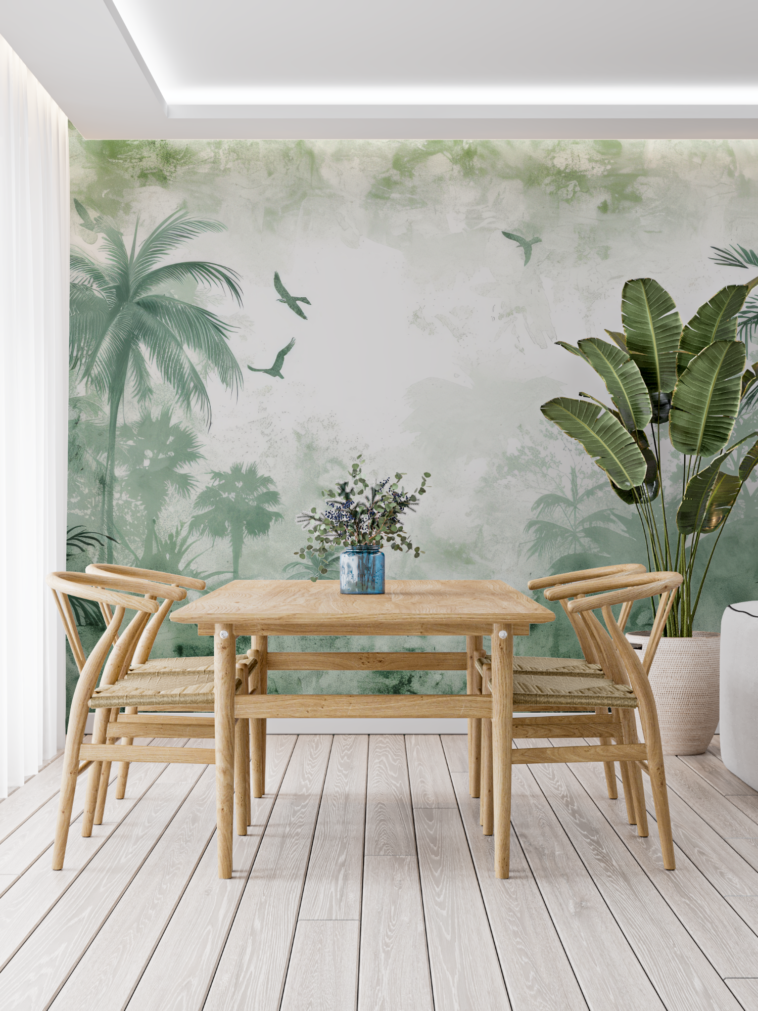 Nature Green Mural Wallpaper | Murals Wallpaper