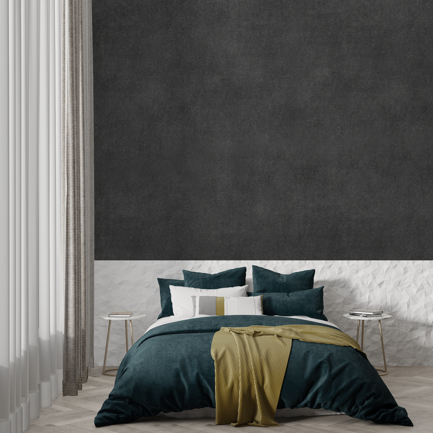 Charcoal Gray Wallpaper | Murals Wallpaper