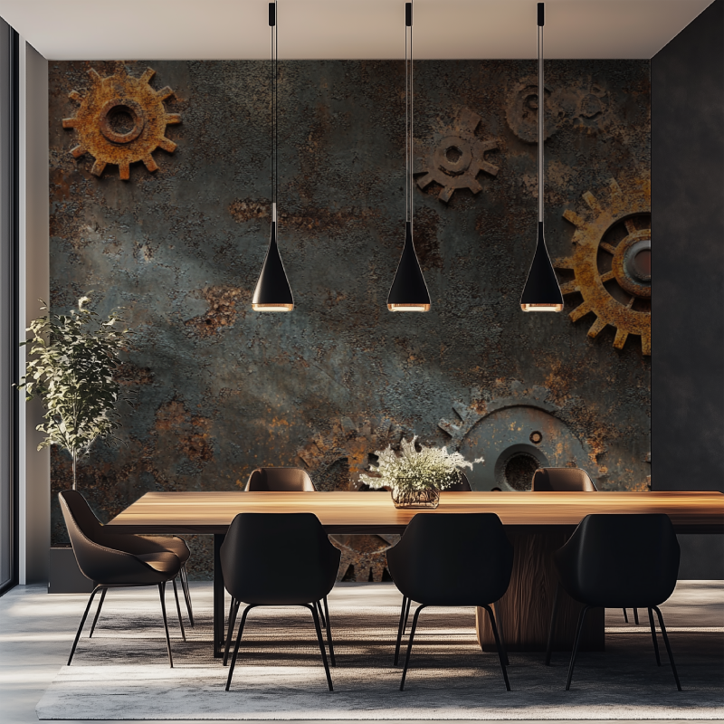 Vintage Industrial Wallpaper | Murals Wallpaper