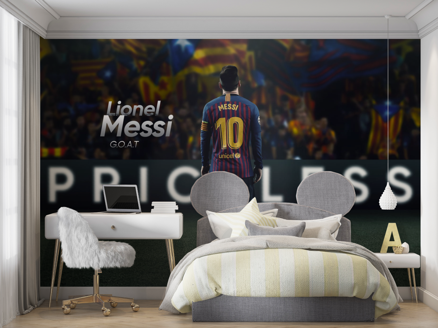 Messi-Hintergrundbild | Wandbild-Hintergrundbild