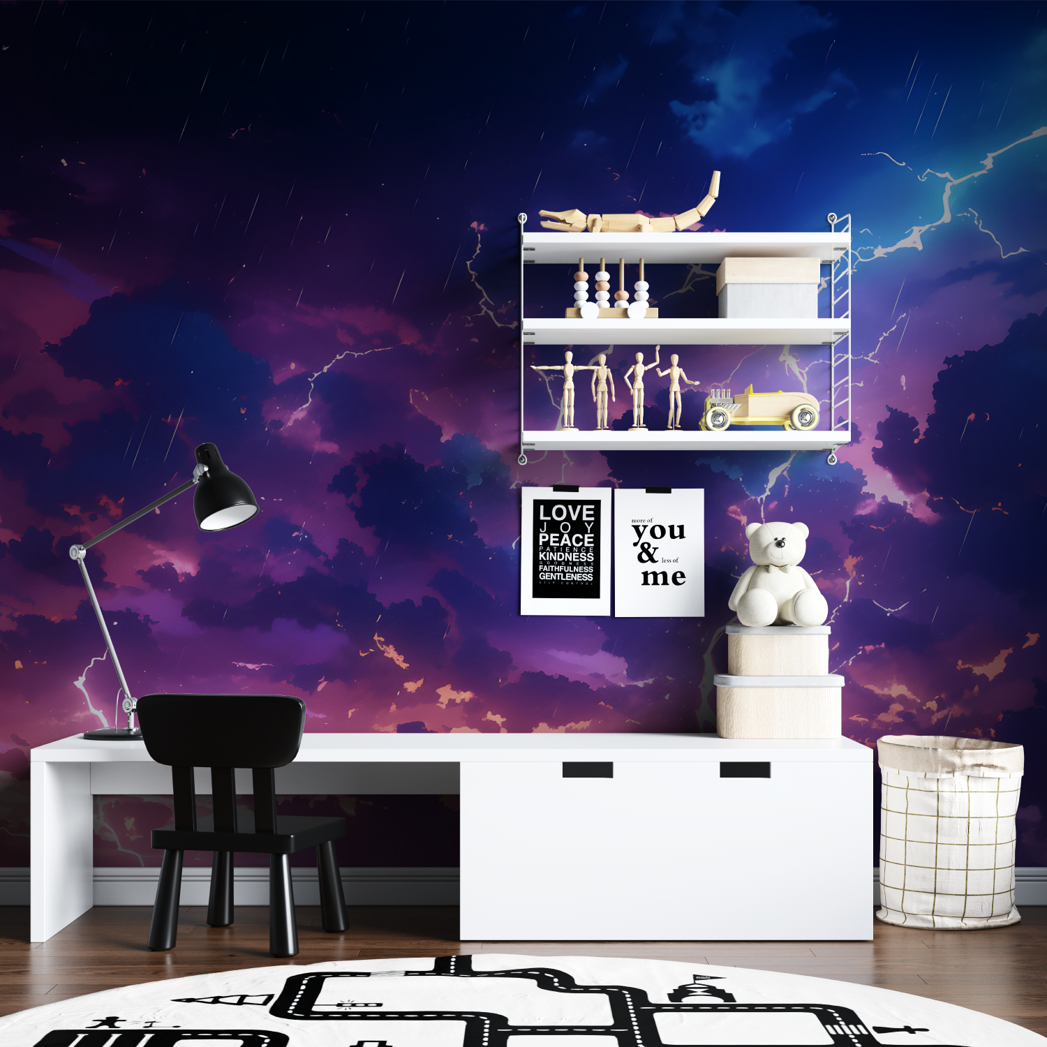 Teen Lightning Wallpaper | Wandbilder