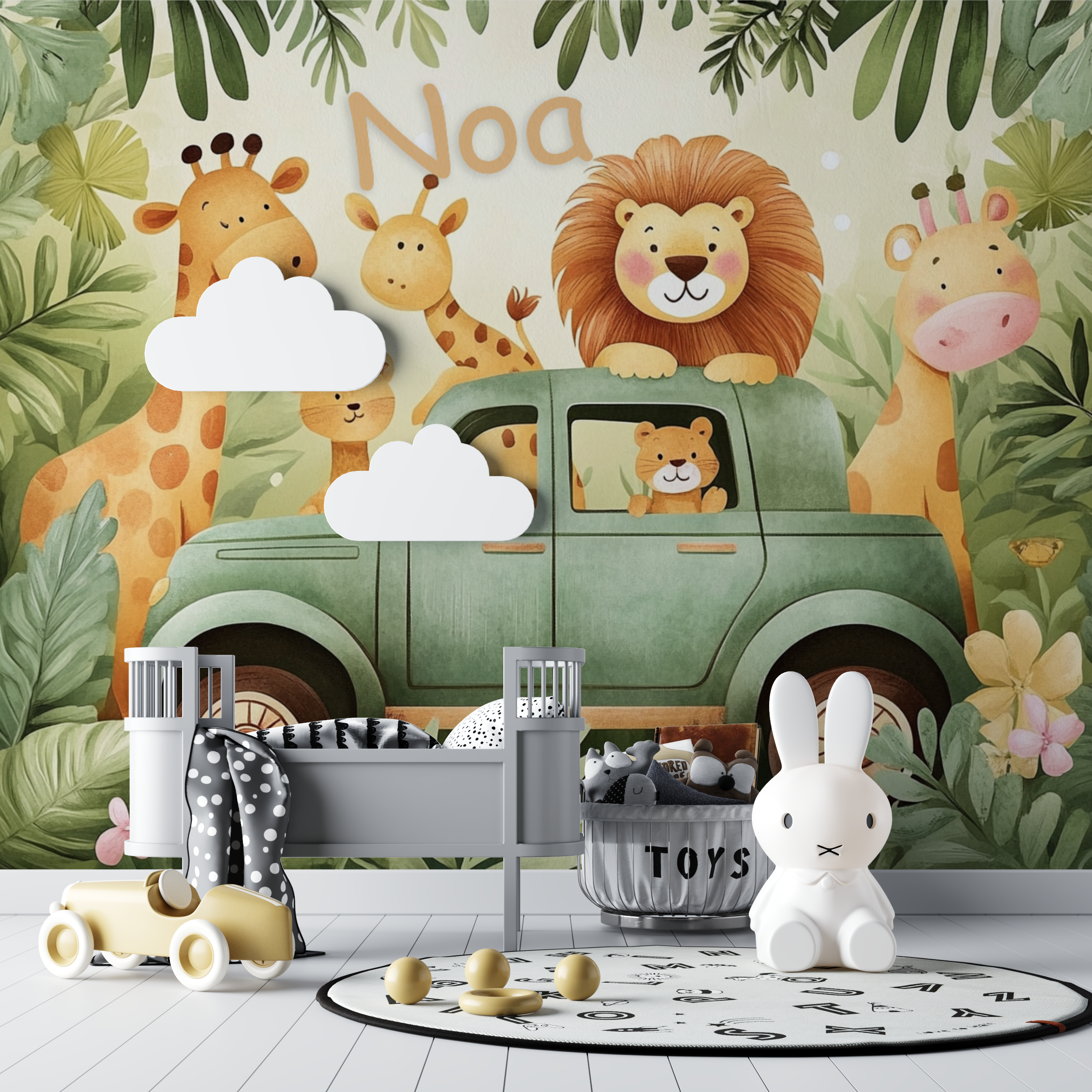 Jungle Expedition Name Wallpaper | Murals Wallpaper