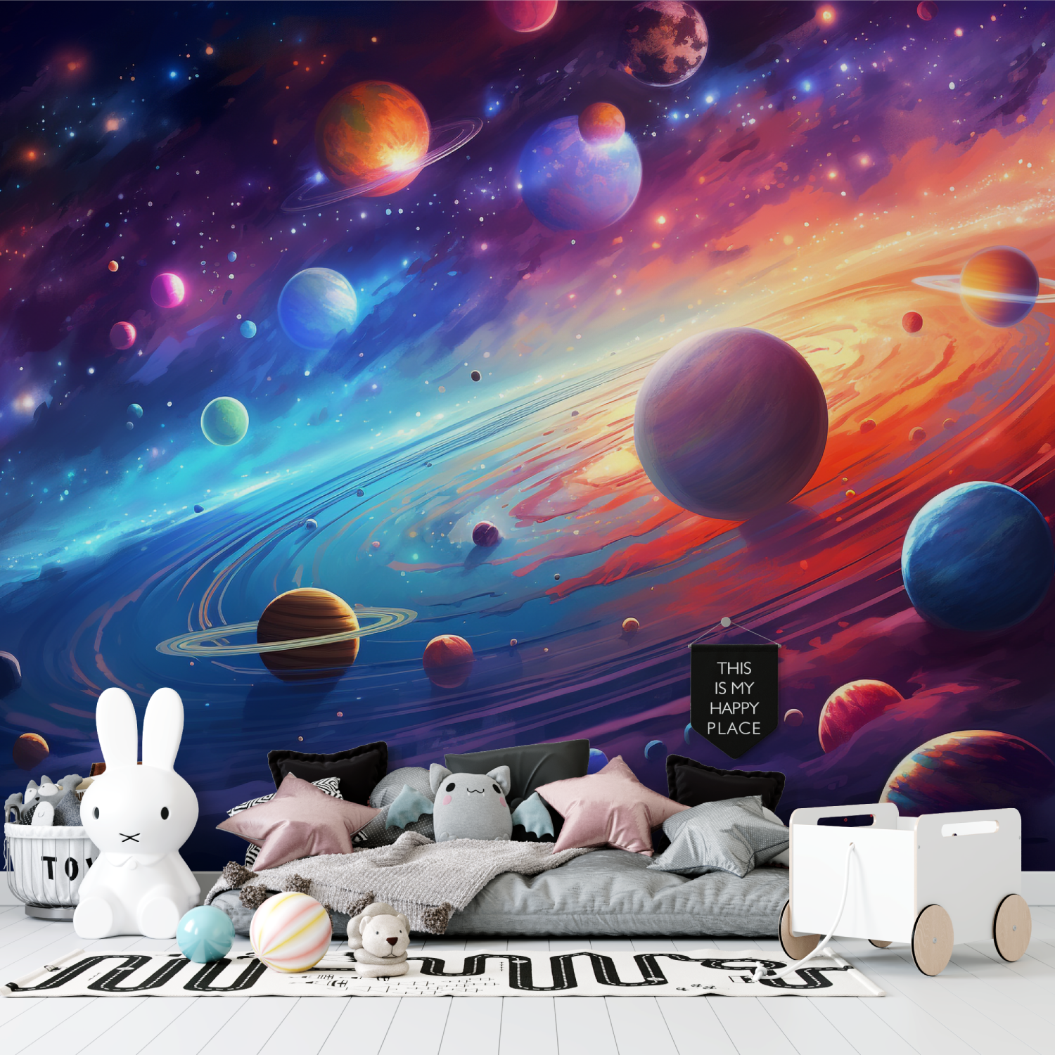 Space Kids Wallpaper | Murals Wallpaper