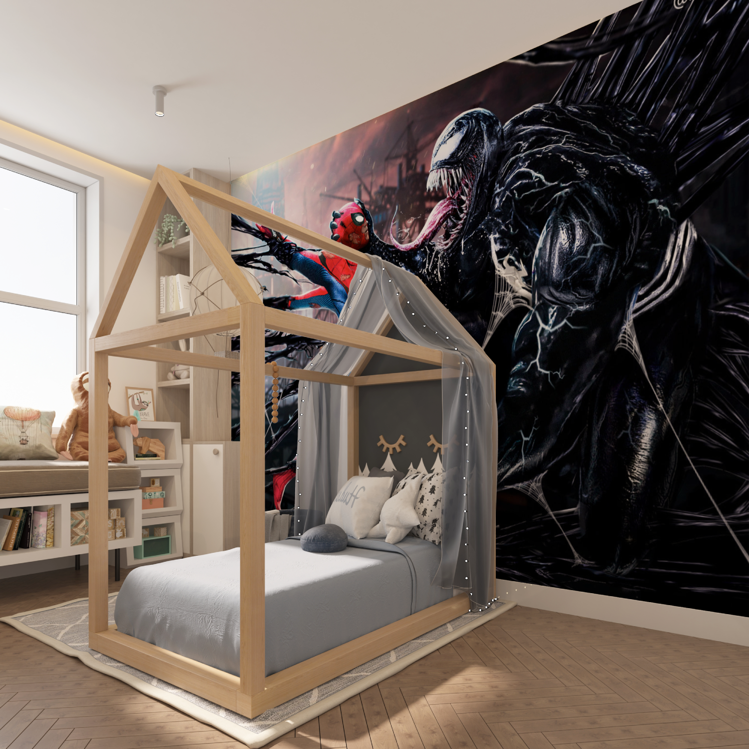 Spiderman vs Venom Wallpaper | Murals Wallpaper