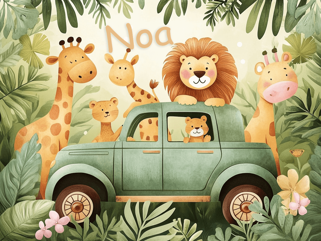 Jungle Expedition Name Wallpaper | Murals Wallpaper