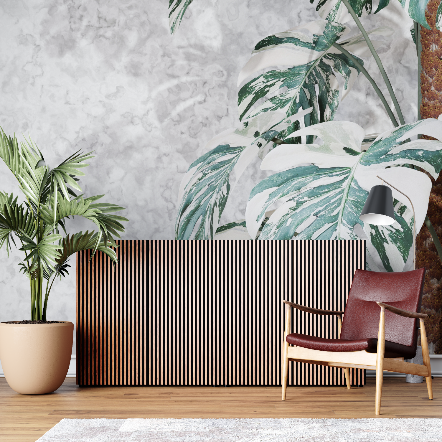 Green Palm Wallpaper | Murals Wallpaper