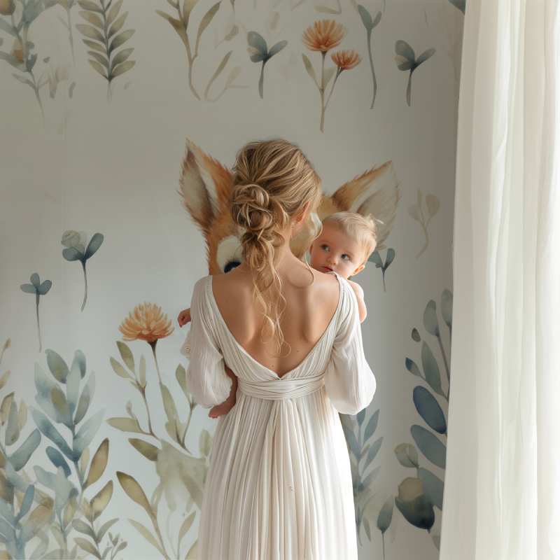 Bohemian Fox Tapete | Wandbilder Tapete