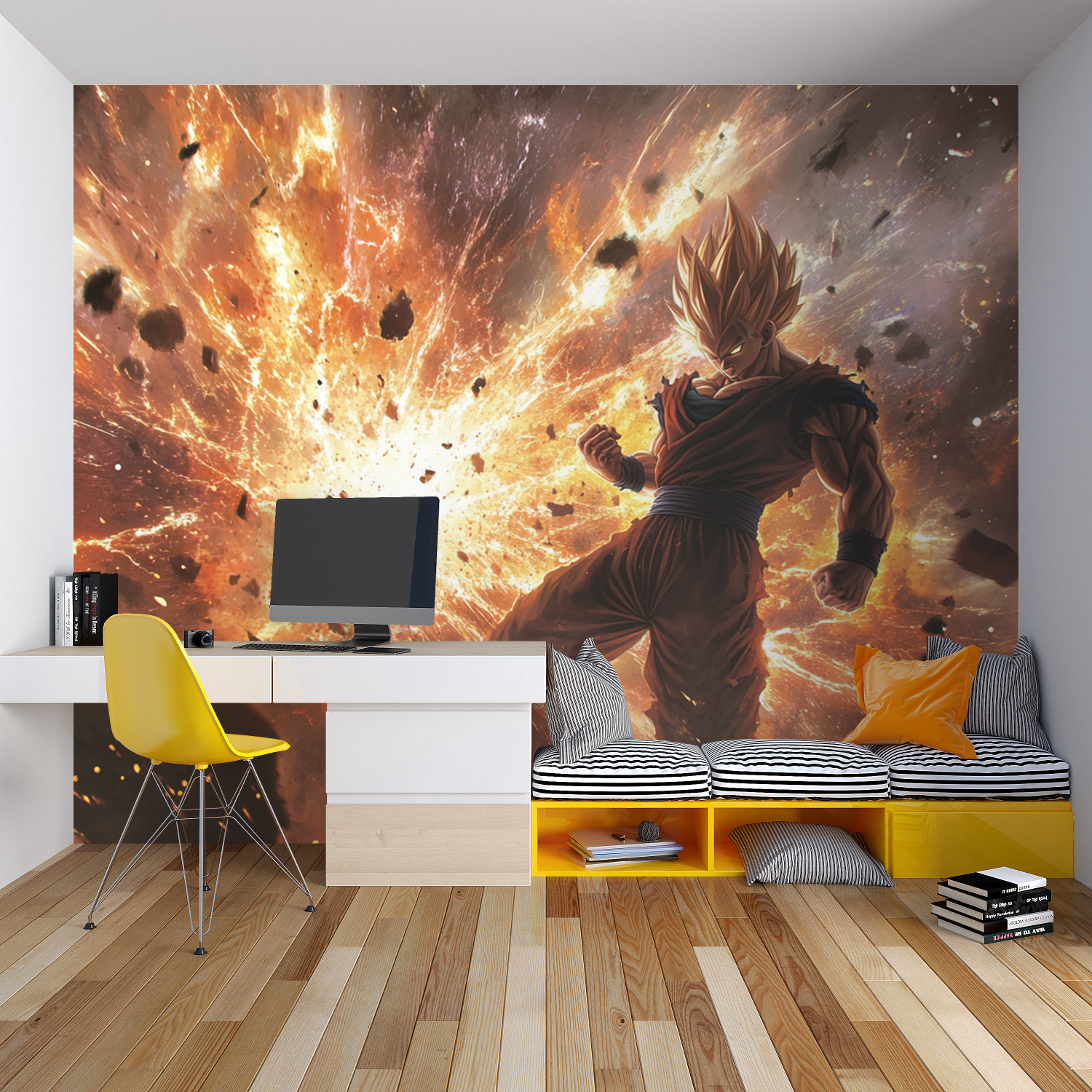 Vegeta Explosion Wallpaper | Murals Wallpaper