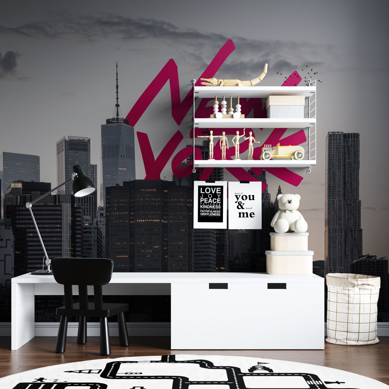 Tapeten für Jugendzimmer in New York | Wandtapeten