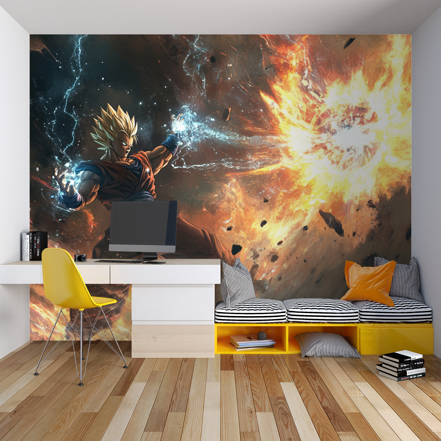 Tapeten Dbz Goku Puissance – Tapisserie-Held