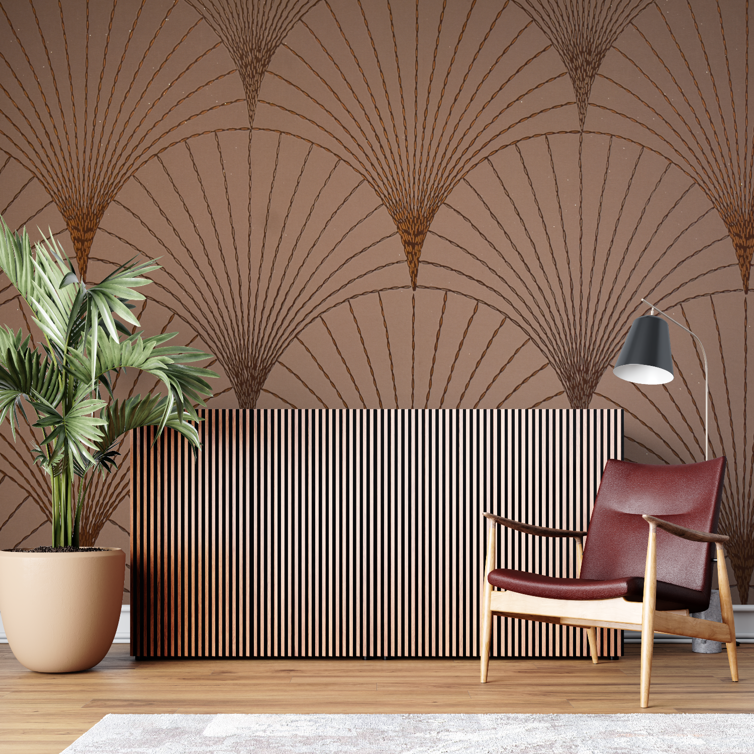 Mural Terracotta Pattern Wallpaper