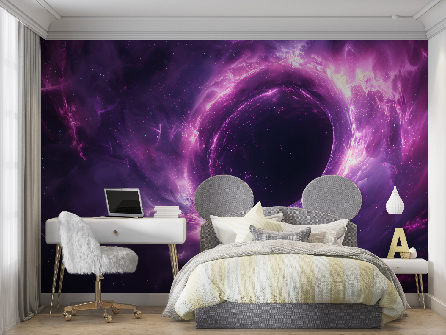 Purple Black Hole Wallpaper | Murals Wallpaper