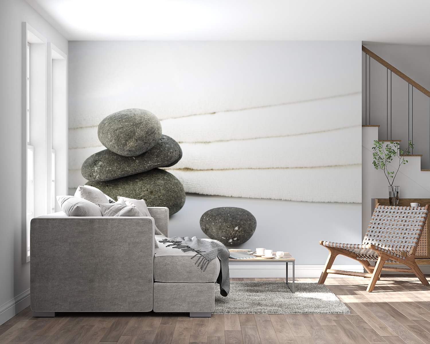 Zen Pebble Wallpaper | Murals Wallpaper