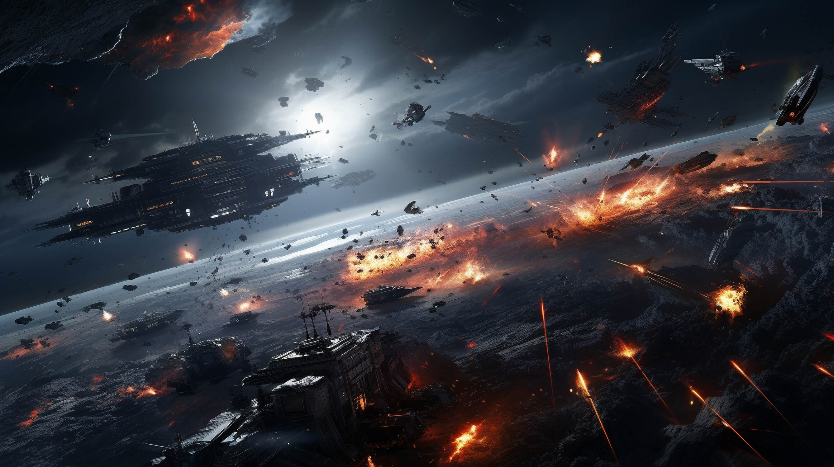 Star Wars Battle Wallpaper | Murals Wallpaper